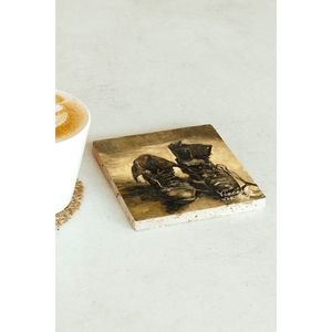 Vincent <b>Van</b> Gogh Series Coaster Set 58 Square Design for Business Cup <b>Mat</b> Gift or Promotion - Product Image 2