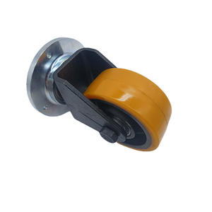 Roue auxiliaire et support pour transpalette électrique Zhongli ES20-20RAS, montage à vis robuste, roue en plastique - Product Image 3