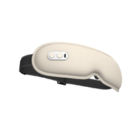 Soulagement du stress sans fil intelligent compresse chaude électrique soins oculaires masque de sommeil par vibration rechargeable masseur pour les yeux