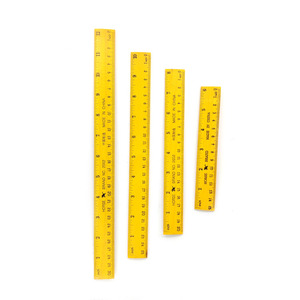 Vente en gros de règles droites en bois jaunes de 15 cm, 20 cm, 25 cm, 30 cm pour les écoliers - Product Image 5