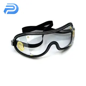 ODM OEM available Motocross Goggles Motorcycle Sunglasses Sports Goggles leather frame