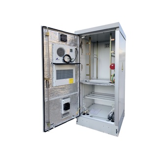 Nhà sản xuất 19 inch <span class=keywords><strong>Rack</strong></span> IP55 ngoài trời không thấm nước tủ với điều hòa không khí cung cấp điện tủ ngoài trời Viễn thông giá - Product Image 1