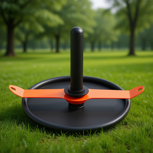 Trineo de Arrastre y Empuje 2 en 1 de Plástico Negro, Equipo de Entrenamiento de Pesas para Exteriores para Adultos - Product Image 2