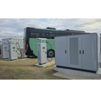 Station de recharge automobile AC/DC hors réseau, chargeur solaire pour véhicules électriques avec système de gestion des câbles