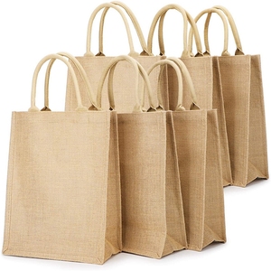 Wholesale Eco Friendly Natural Burlap Customized Logo Size Soft Shopping <strong>Jute</strong> <strong>Tote</strong> <strong>Bag</strong> - Product Image 2