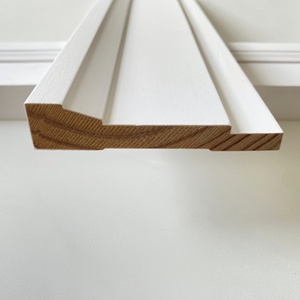 Moulure de plinthe coloniale en pin blanc apprêté pour décoration intérieure, vente en gros directe usine, commande en gros - Product Image 5