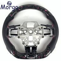 Accessoire de conception en fibre de carbone forgé Offre Spéciale pour volant de voiture personnalisé Ford pour Mustang 2015-NOW prise en charge de la personnalisation