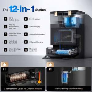El mejor <span class=keywords><strong>precio</strong></span> para Ecovacs para Deebot X8 Pro Omni 18000Pa Smart Robot Aspirador Limpiador de barrido y fregado en seco y húmedo Roborock - Product Image 2