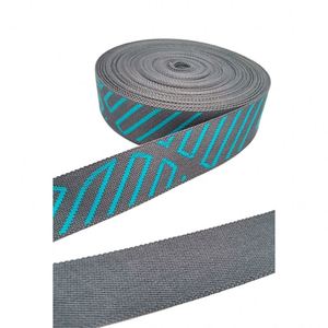 สายสะท้อนแสงเรืองแสง พิมพ์ลายด้วยความร้อน โลโก้ตามสั่ง ขนาดเลือกได้ สายรัดไนลอน อุปกรณ์ตกแต่งเสื้อผ้าแบบกำหนดเอง พิมพ์ลาย - Product Image 3