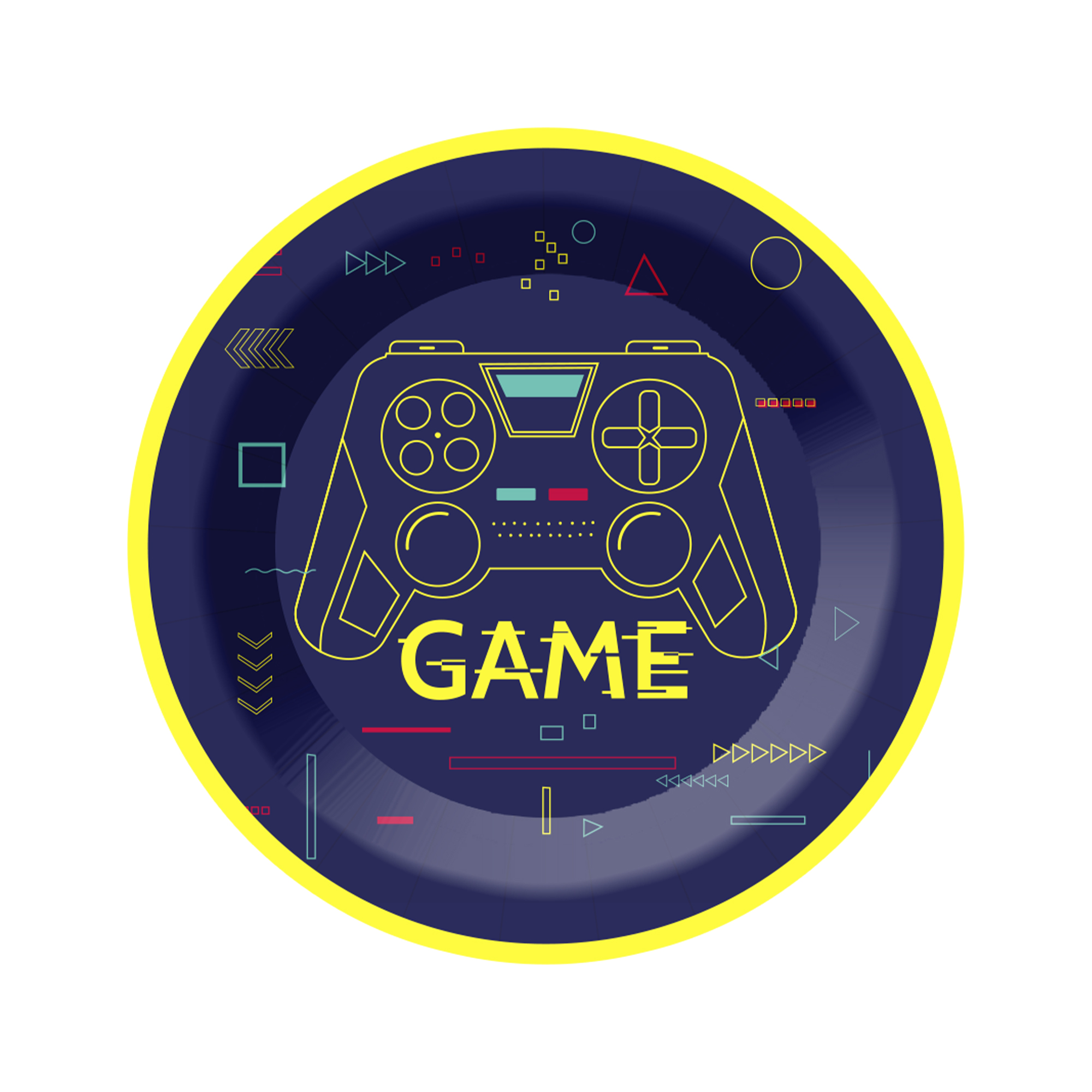 Plato de papel de 7 pulgadas * 10 piezas