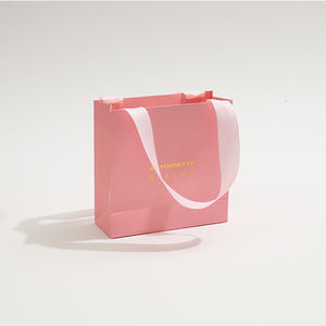 Bolsa de Compras de Papel de Arte con Impresión Colorida y Logotipo Personalizado, Bolsa de Regalo Plegable para Ropa, Joyería y Embalaje - Product Image 5