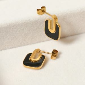 Pendientes de Acero Inoxidable de Moda para Mujer, Elegantes, Geométricos, con Forma de Mariposa, Joyería Ligera de Lujo - Product Image 4