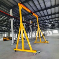 Grue à portique simple portable modèle MH de 5 tonnes, 10 tonnes, 20 tonnes, 32 tonnes en Inde