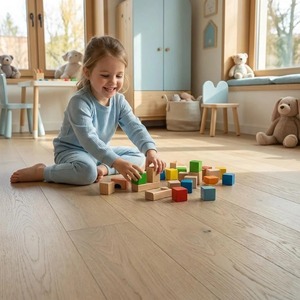 Plancher en bois de chêne <span class=keywords><strong>blanc</strong></span> écologique de 15 mm - Cœur en bouleau russe, laqué UV, bois d'ingénierie multicouche - Product Image 6