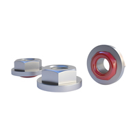 Écrou d'étanchéité hydraulique SN Insert en nylon autobloquant Écrou d'étanchéité à l'huile Contre-écrou zingué haute résistance M6 M8 M10 M12 M14 M16