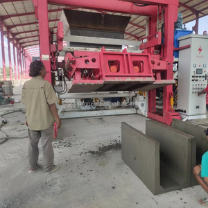 Nhà máy cung cấp điện thoại di động tự động bê tông đúc sẵn thành phần hình thành máy xi măng hộp cống manhole Vòng thoát nước ống làm - Product Image 1