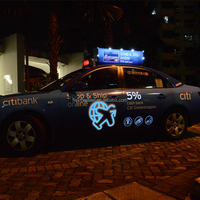 Póster Luminoso para Autos en Oferta, Adhesivo LED para Publicidad en Autobuses, Taxis y Escuelas, con Bajo Costo