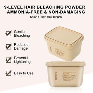 Nouvelle formule poudre de blanchiment des cheveux haut niveau de levage pas d'irritation pour le cuir chevelu 600g teints couleur des cheveux décapants poudre éclaircissante pour les cheveux - Product Image 2