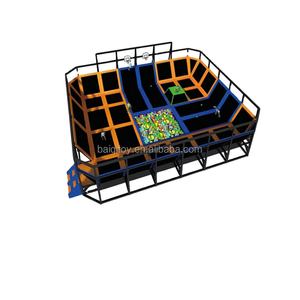 Grand parc de <span class=keywords><strong>trampoline</strong></span> d'intérieur professionnel Dodgeball commercial pour enfants pour enfants <span class=keywords><strong>Petit</strong></span> <span class=keywords><strong>rectangulaire</strong></span> en gros - Product Image 3