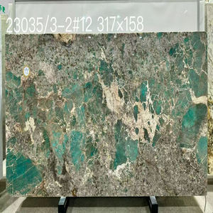 Dalles de marbre vert de luxe en pierre transmettant la lumière Offre Spéciale Dalle de pierre de quartzite naturelle verte - Product Image 4