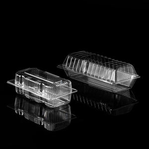 Envases de Plástico para Productos Horneados, Cajas Rectangulares Transparentes para Postres, Alta Transparencia, Cajas Recicladas para Pastelería, Empaque para Supermercado - Product Image 4