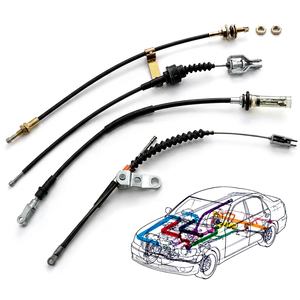 สายเบรกมือสำหรับระบบเบรกอัตโนมัติ ชุดสายควบคุมใหม่ OE 345 - Product Image 1