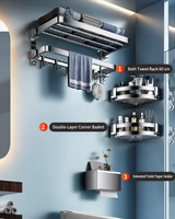 Porte-serviettes intelligent sur mesure en acier inoxydable SUS304 poli, rail chauffant électrique, support CAD, pour salle de bain haut de gamme