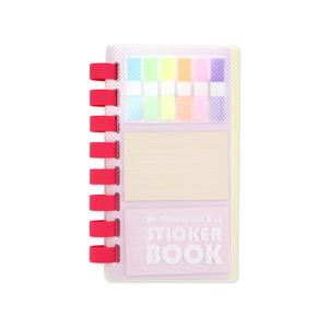 Cahier de notes autocollantes en spirale créatif, onglets d'index multicolores et reliure élastique, fournitures scolaires de bureau pour une <span class=keywords><strong>organisation</strong></span> efficace - Product Image 1