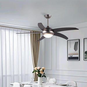 Ventilador de Techo Negro BLDC con Lámpara, 5 Aspas de ABS, Moderno, con Luz y Control Remoto, Venta al Por Mayor de Fábrica - Product Image 3