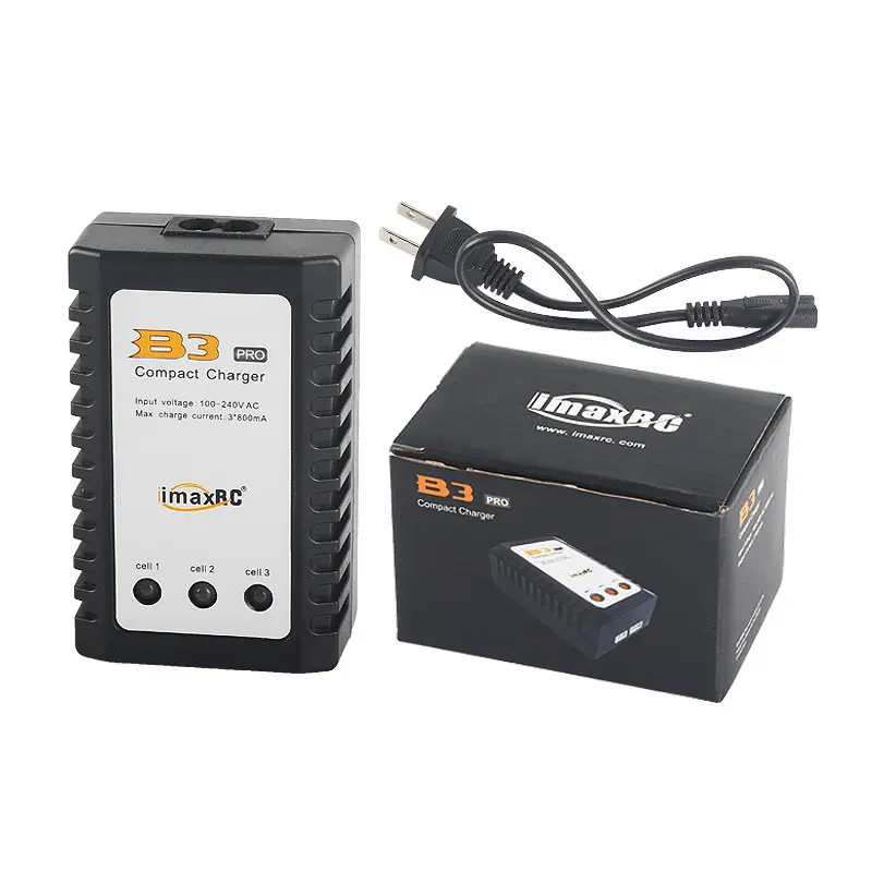 B3 RC airplane lithium battery charger 7.4V 11.1V 2S-3S balance charger full power switch