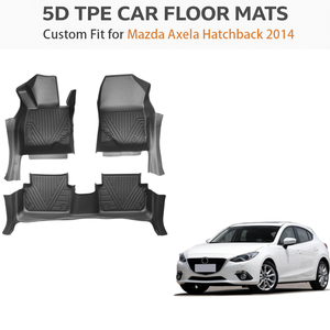 for <b>Mazda</b> Axela Hatchback LHD 2014 TPE Floor <b>Mats</b> Custom Fit All Weather Waterproof Heavy Duty <b>Car</b> Floor Liners OEM - Product Image 1