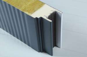 近代的な耐火性環境に優しい防水壁パネルポリウレタンサンドイッチロックウール断熱板5年間保証 - Product Image 2