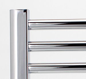 Porte-serviettes et étagère de salle de bain en acier inoxydable chauffant, design moderne, double couche, pour hôtel et appartement - Product Image 2