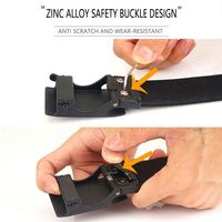 Ceinture tactique utilitaire en nylon YWHCHI avec boucle métallique, équipement tactique d'extérieur, fabrication usine