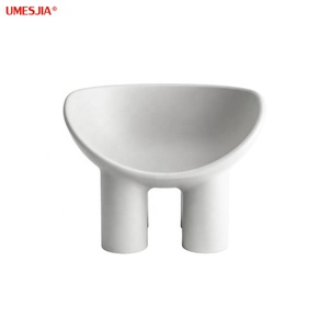 Sillón moderno de fibra de vidrio para sala de estar, sillón de salón de estilo italiano roly poly, cubierta con cojín de tela, juegos de mesa <span class=keywords><strong>siad</strong></span> - Product Image 4