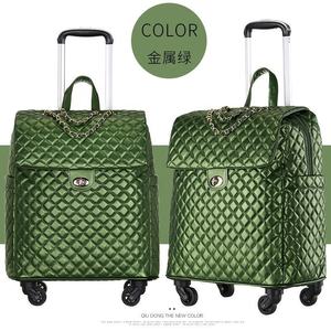 Logotipo personalizado al aire libre PU cuero Softside debajo del asiento llevar en maletas bolsa de viaje con 4 ruedas giratorias - Product Image 5