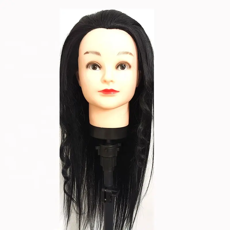 synthetic Hairstyles Style Technique Cut Training Head Wig Dummy Doll Head