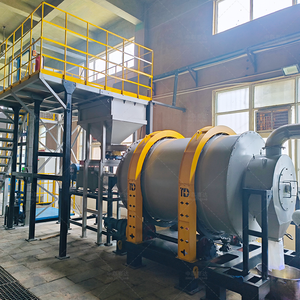 Sécheur à tambour à trois cylindres, 3 à 5 TPH, petit modèle, pour le séchage de la poudre de gypse, du calcaire, du feldspath, du quartz, de la silice, du sable de dune - Product Image 4