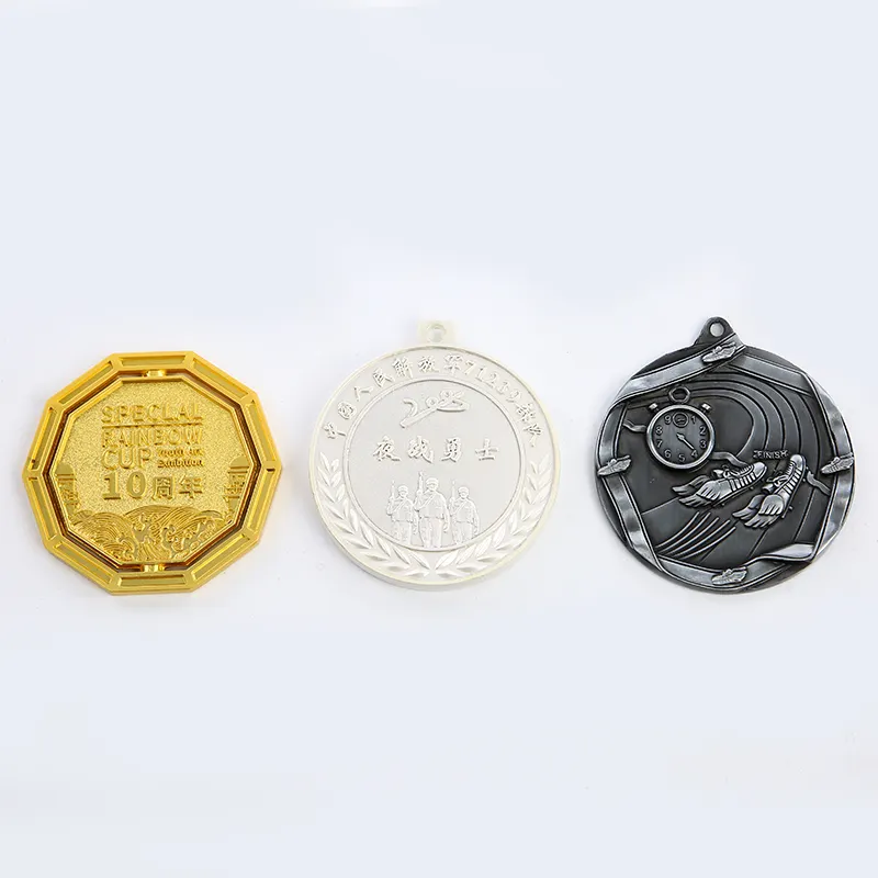 金属製ゴールドメダルODMオーダーメイドお土産ファインスポーツメダル