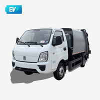 Camion Compacteur de Déchets Électrique 4CBM Prix Usine - Compression Bidirectionnelle & Fonctionnement Silencieux Contrôleur CAN-Bus Dédié