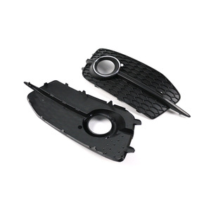 Rejillas Inferiores de Panal para Faros Antiniebla Audi Q3 8U0807682D 8U0807681D, Piezas de Repuesto de ABS Negro - Product Image 3