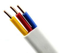 Low spannung pvc kabel 300/500V BVVB Twin und Earth Cable 2.5mm stränge