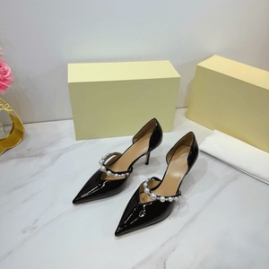 Escarpins à bout pointu avec perles pour femmes, pour occasions formelles et décontractées - Product Image 4