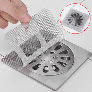 Wholesale PET Glue Disposable Mesh <b>Sticker</b> Filter - Hair Catcher for Bathroom, <b>Kitchen</b> & Bathtub Anti-Clog Drain Protector - Product Image 6