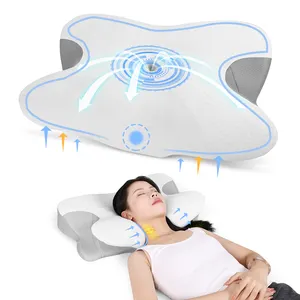 首の痛みを和らげる中空デザインのためのJTY頸部枕冷却ケース付き無臭低反発枕調節可能な整形外科