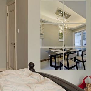 Autocollant mural décoratif en forme <span class=keywords><strong>de</strong></span> carré, feuille <span class=keywords><strong>de</strong></span> <span class=keywords><strong>miroir</strong></span> en acrylique, sticker créatif - Product Image 6