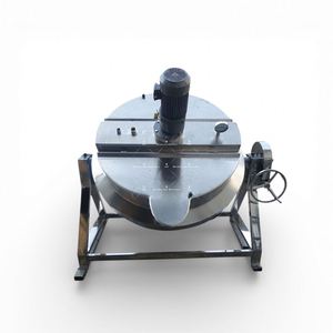 Olla Marmita Industrial de Acero con Chaqueta de Vapor y Mezcladora, Inclinable, para Procesamiento de Vegetales y Carne, 220V - Product Image 6