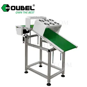 China PCB Outfeed Conveyor Wave Solder Conveyor With ESD Green Belt Conveyor