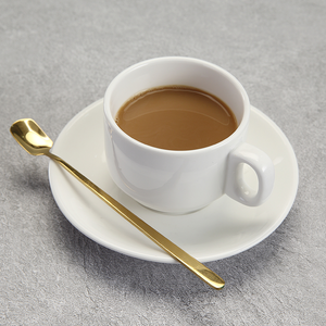 WEIYE Заводская цена мини чашка кофе с блюдцем на заказ белая фарфоровая белая кружка для чая - Product Image 5