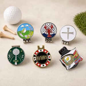 Magnetic Golf Ball Marker for Hats Unique Gold Box Logo Engraving Plating Black Snapback Blip Novelty Tag Edge South Blanks Caps - Product Image 2